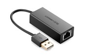 Verkkokortit (verkkosovittimet, tulostuspalvelimet jne.) - UGREEN external network card RJ45 - USB 2.0 100 Mbps Ethernet black (CR110 20254) - 6957303822546