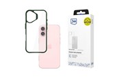 Puhelin - Kannet ja kotelot - 3mk Satin Armor Case+ Green for Apple iPhone 16 - transparent - 5903108592710