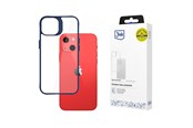Puhelin - Kannet ja kotelot - 3mk Satin Armor Case+ Blue for Apple iPhone 13 - transparent - 5903108592604