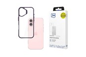 Puhelin - Kannet ja kotelot - 3mk Satin Armor Case+ Purple for Apple iPhone 16 - transparent - 5903108592826