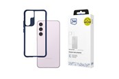 Puhelin - Kannet ja kotelot - 3mk Satin Armor Case+ Blue for Samsung Galaxy S24 - transparent - 5903108592697