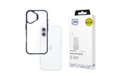 Puhelin - Kannet ja kotelot - 3mk Satin Armor Case+ Blue for Apple iPhone 16 Plus - transparent - 5903108597807