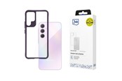 Puhelin - Kannet ja kotelot - 3mk Satin Armor Case+ Purple for Samsung Galaxy A35 5G - transparent - 5903108592857