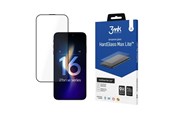 Puhelintarvikkeet - Näytönsuojat - 3mk HardGlass Max Lite Tempered Glass with Black Frame for iPhone 16 Pro Max - 5903108604598