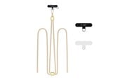 Puhelin - Muut lisävarusteet - Tech-Protect C2S Rope Crossbody Strap - Beige - 5906302312696