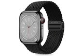 Smartwatch - Lisävarusteet - Tech-Protect  Nylonmag Strap for Apple Watch 4 / 5 / 6 / 7 / 8 / 9 / SE / Ultra 1 / 2 (42 / 44 / 45 / 49 MM) - Black - 5906302312764