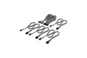Sisäiset virtakaapelit - Corsair Elite Premium Individually Sleeved Type-5 PSU Cables Starter Kit (Type 5) - Musta / Valkoinen - CP-8920444