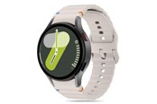 Smartwatch - Lisävarusteet - Tech-Protect Silicone Sport Strap for Samsung Galaxy Watch 4 / 5 / 5 Pro / 6 / 7 / FE - Grey - 5906302313426