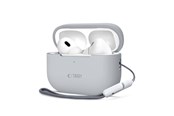 Puhelin - Kannet ja kotelot - Tech-Protect Silicone Case for Apple AirPods Pro 1/2 - Gray - 5906302313679