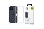 Puhelin - Kannet ja kotelot - 3mk Clear MagCase for Apple iPhone 15 - transparent - 5903108587044