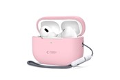 Puhelin - Kannet ja kotelot - Tech-Protect Silicone Case for Apple AirPods Pro 1/2 - Pink - 5906302313709