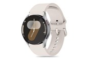 Smartwatch - Lisävarusteet - Tech-Protect Silicone Strap for Samsung Galaxy Watch 4 / 5 / 5 Pro / 6 / 7 / FE - Beige - 5906302313815