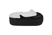 Koirat - Bed Time Hundeseng KENZO 90x70x15 cm. Sort - 23G-NEW25-A19 BLACKm