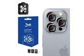 Puhelintarvikkeet - Näytönsuojat - 3mk Lens Protection Pro Camera Cover with Iridescent Frame for iPhone 16 Pro /16 Pro Max - 5903108588638