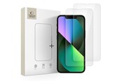 Puhelintarvikkeet - Näytönsuojat - Tech-Protect  Glass Fit+ 2-pack Tempered Glass for iPhone 13 mini - Clear - 5906302318575