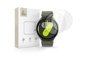 Puhelintarvikkeet - Näytönsuojat - Tech-Protect Glass Fit+ 2-pack Tempered Glass for Samsung Galaxy Watch 40 / 41 / 42 / 43 / 44 mm - Clear - 5906302318643