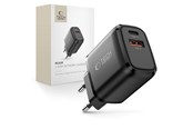 Puhelin - Adapterit & Laturit - Tech-Protect NCA30 PD 30W / QC3.0 USB-A / USB-C- wall charger black - 5906302318780