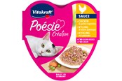 Kissat - Vitakraft Poesie Creation Fjerkræ + grønt - 31334