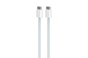 USB kaapelit - Puro Fabrik USB-C - USB-C Cable 1.5m 60W 480mbps - Blue - PUCCCFABK415MTLBLUE