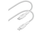 USB kaapelit - Puro Fabrik USB-C - Lightning Cable with MFI 1.2m - White - PUCAPLTUSBCFABK4WHI