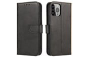 Puhelin - Kannet ja kotelot - Hurtel Magnet Case for Vivo Y16 / Vivo Y02s Flip Cover Wallet Stand Black - 9145576277270