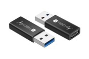 USB kaapelit - TECHLY - USB-C adapter - USB Type A to USB-C - IADAP-USB3-AFT