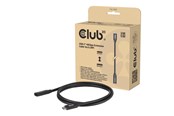 USB kaapelit - Club 3D CAC-2502 - USB-C extension cable - USB-C to USB-C - 1 m - CAC-2502