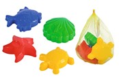 Ulkoleikit - Others 4 Sand Moulds in Net - 107101146