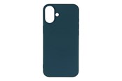 Puhelin - Kannet ja kotelot - Hurtel Liquid Silicone Case MagSafe for iPhone 16 - Dark Blue - 5907769363344