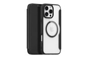 Puhelin - Kannet ja kotelot - Dux Ducis Skin X Pro Case for iPhone 16 Pro with MagSafe and Flip - Black - 6934913004487