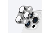Puhelintarvikkeet - Näytönsuojat - AmazingThing Aviation-Grade Alloy Tempered Glass Lens for iPhone 16 Pro / 16 Pro Max Camera Lens - Gray - IP16CAMPGYGLA
