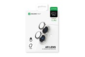 Puhelintarvikkeet - Näytönsuojat - AmazingThing AR Aluminum 2 Lens Glass with Camera Lens Frame for iPhone 16 / 16 Plus - White - IP16CAM2WGLA