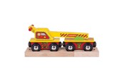 Puulelut - Bigjigs Wooden Crane Wagon - 4-piece. - BJT416