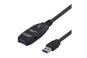 USB kaapelit - Deltaco USB3-1002 - USB extension cable - USB Type A to USB Type A - 5 m - USB3-1002