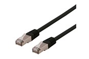 Verkkokaapelit - Deltaco STP-625SAU - patch cable - 25 m - black - Musta - 25m - STP-625SAU