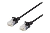 Verkkokaapelit - Deltaco patch cable - 2 m - black - Musta - 2m - UUTP-1047