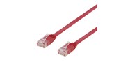 Verkkokaapelit - Deltaco patch cable - 50 cm - red - Punainen - 0.5m - TP-60R-FL