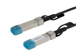 Verkkokaapelit - Deltaco 10GBase-CU direct attach cable - 1 m - black - Musta - 1m - DAC-10G-1