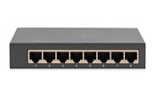 Kytkimet - DIGITUS 8-port Gigabit Switch - DN-80066-1