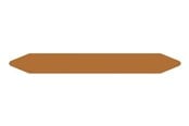 Paperit, valokuvapaperit ja tarrat - Brother - pre-cutted pipe markers - 351 label(s) - 26 x 250 mm - LTZ1R026FPIP