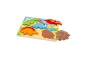 Vauva- ja taaperolelut - Bigjigs Wooden Dinosaur Puzzle - 5 pcs. - BJ332