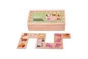 Puulelut - Bigjigs Wooden Domino Farm Animals - BJ736