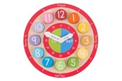 Vauva- ja taaperolelut - Bigjigs Wooden Learning Clock - BJ906