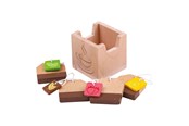 Puulelut - Bigjigs Wooden Tea Bags in Tray - 5 pcs. - BJ137