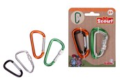 Ulkoleikit - Simba Scout Metal Carabiners 4 pcs - 109452711