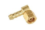 Grillit ja tarvikkeet - Meva 1/4'' LH Angle Connector Adapter for 8x15mm Gas Hose Connection - 8590584435203