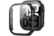 Smartwatch - Lisävarusteet - Tech-Protect Defense360 Tempered Glass Case for Apple Watch 10 (46 mm) - Black - 5906302376551