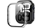 Smartwatch - Lisävarusteet - Tech-Protect Defense360 Tempered Glass Case for Apple Watch 10 (46 mm) - Clear - 5906302376537