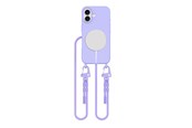 Puhelin - Kannet ja kotelot - Tech-Protect MagNecklace MagSafe Case with Lanyard for iPhone 16 - Purple - 5906302375905