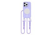 Puhelin - Kannet ja kotelot - Tech-Protect MagNecklace MagSafe Case with Lanyard for iPhone 16 Pro Max - Purple - 5906302375943